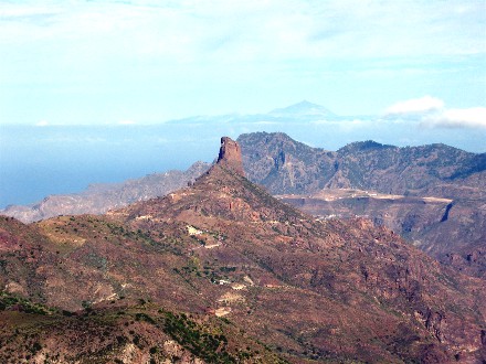 Roque Bentaiga, Hochebene von Acusa, Altavista und Teneriffa