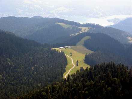 Aueralm vom Fockenstein aus gesehen