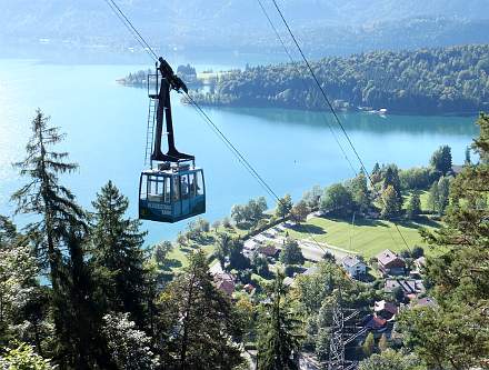 Herzogstandbahn vor dem Walchendee