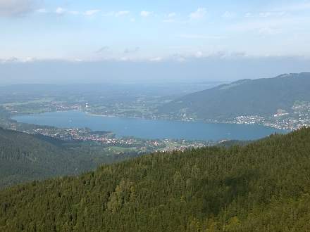 Blick auf den Tegernsee