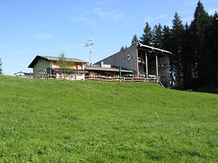 Mittelstation der Hochriesbahn