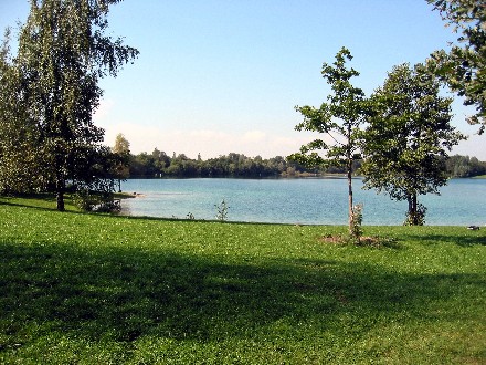 Badesee an der Olympia Ruderregattastrecke