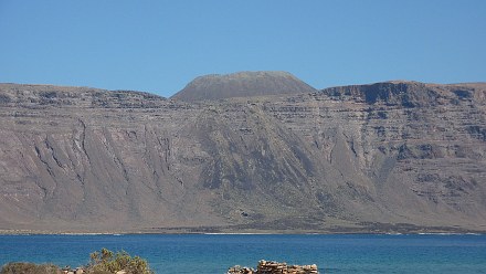 Monte Corona von der Insel La Graciosa