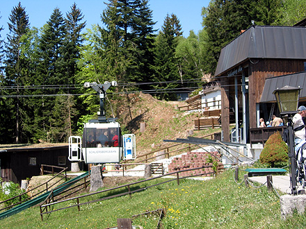 Bergstation der Schliersbergbahn