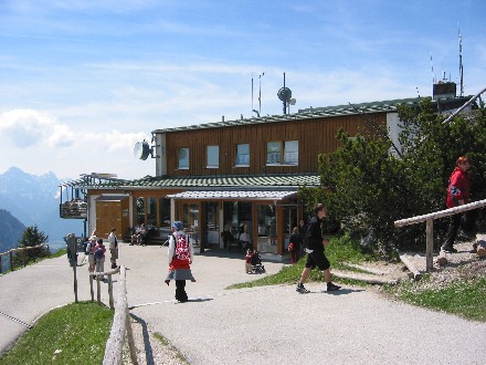 Bergstation der Tegelbergbahn