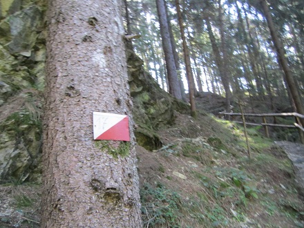 Route 17 kurz vor dem Wasserfall