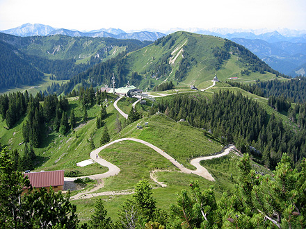 Wallbergsattel mit Bergstation