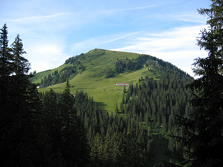 Erster Blick auf den Setzberg