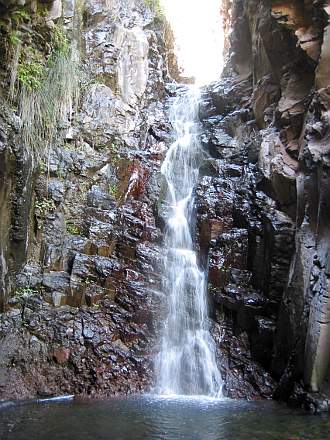 Wasserfall im Barranco de Arure